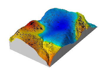 Smoothed Pearson residuals for the Beilschmiedia dataset